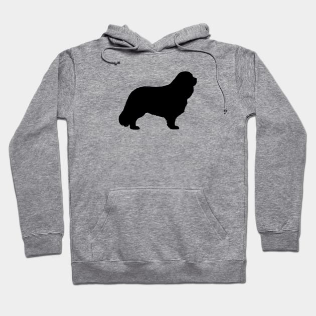 Cavalier King Charles Spaniel Silhouette Hoodie by Coffee Squirrel